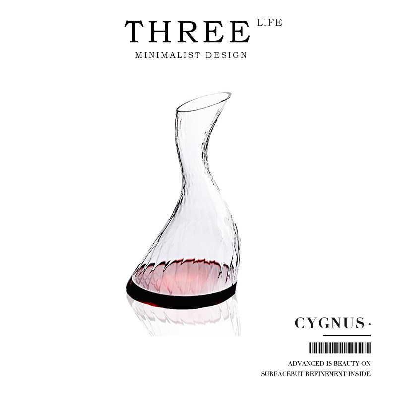 Tlife · Cygnus · ชุดไวน์ขวดเหล้าไวน์แดงในครัวเรือน Creative Light Luxury High-End แก้วคริสตัล | หงส์