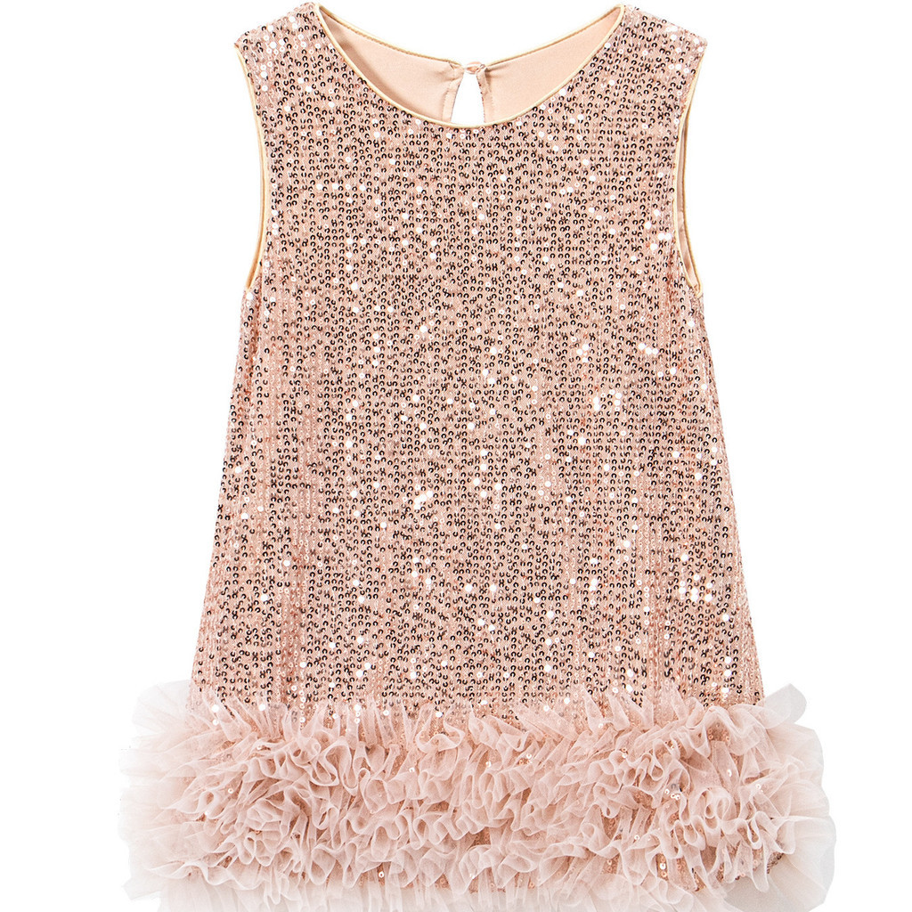 聆风服饰儿童背心裙秋季新款亮片网纱洋气公主裙tutu儿童连衣裙 ycl7SfnEjM1221