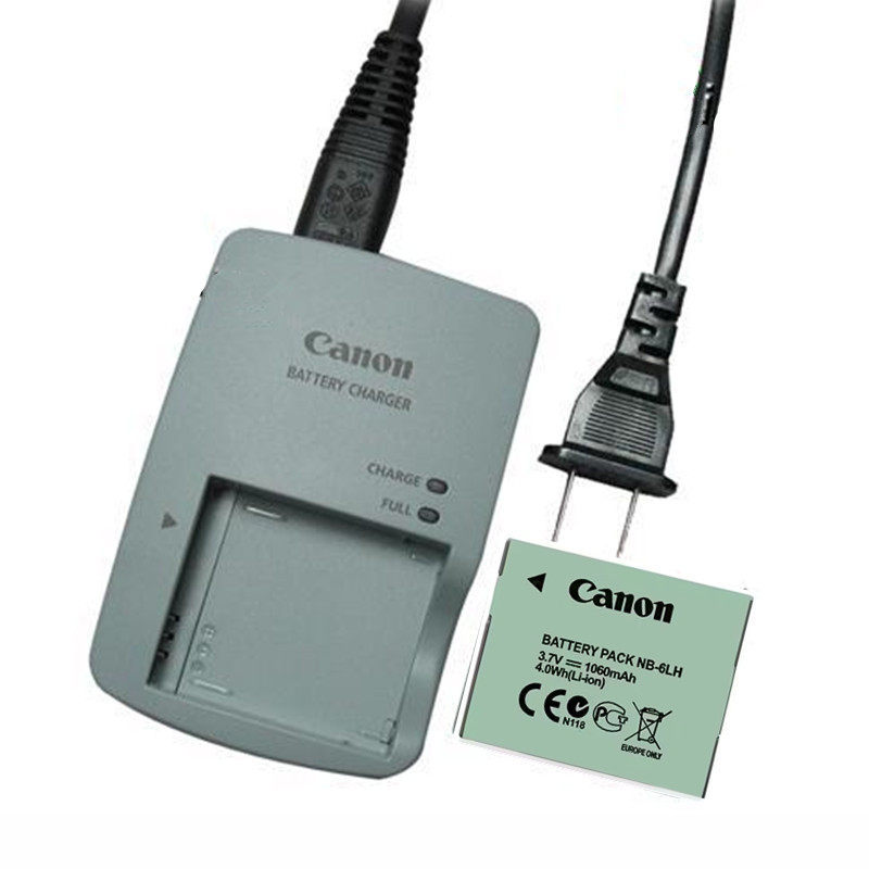 แบตเตอรี่ + เครื่องชาร์จ NB6L เหมาะสําหรับกล้อง Canon IXY 25 ixy930 IS SD1200 SD1300