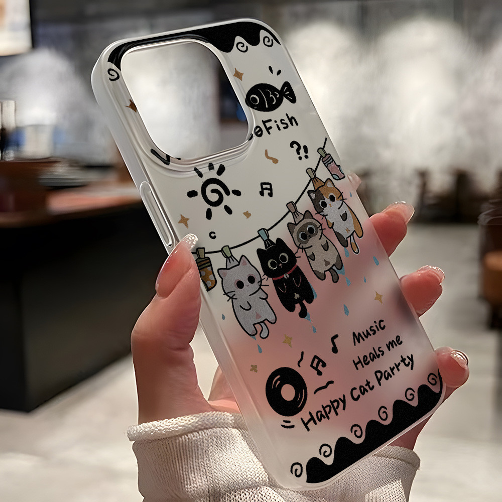 เคสโทรศัพท์ เคสฝ้า For Samsung A17 A56 A36 A07 A06 A05S A15 A16 A56 A36 A54 A55 S25 Ultraเคสใสเกาหลี