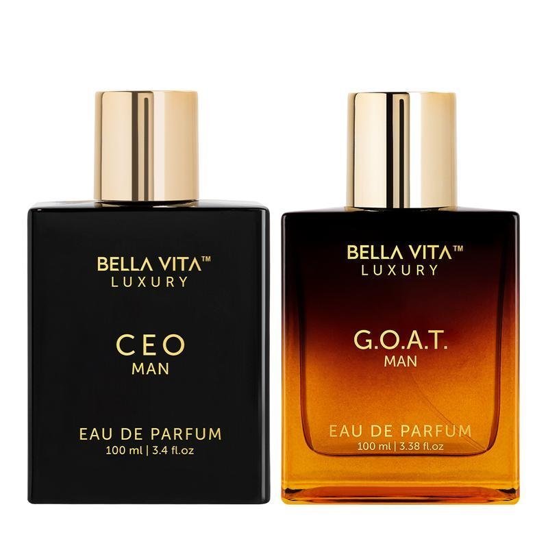 The Sigma by Bella Vita Luxury | 2x100ml Perfumes | CEO Man & G.O.A.T. Man | for Men | Long Lasting 