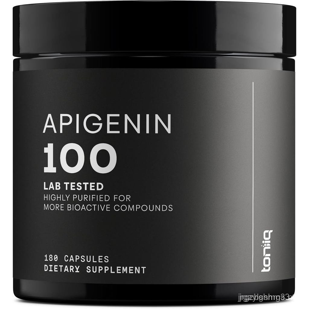 Toniiq Apigenin 100 มก. 98%+ บริสุทธิ์ - 180 แคปซูลมังสวิรัติ