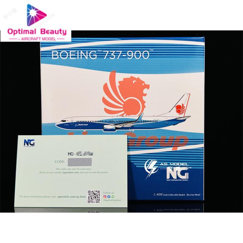 NG รุ่น 79011 1: 400 Lion Airlines B737-900 PK-LFG โบอิ้งผลิตภัณฑ์สําเร็จรูปดั้งเดิม