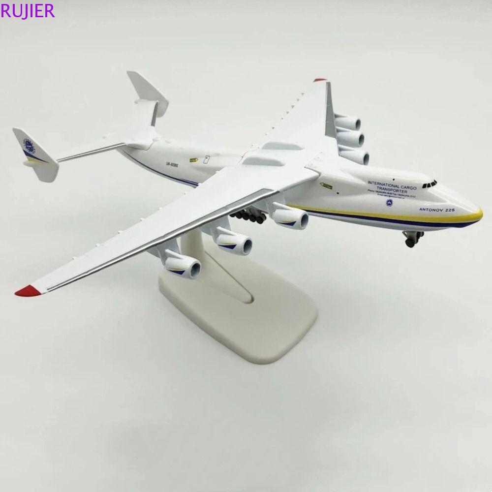 RUJIER AN225 เครื่องบินโมเดล,Diecast 1/400 Scale Antonov an-225, Static เครื่องบิน 20 ซม.จําลองโลหะเ
