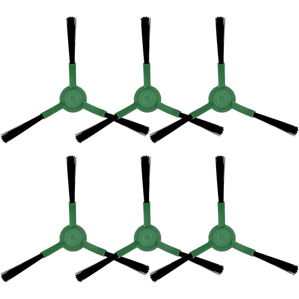 6 แพ็คเปลี่ยนแปรงด้านข้างใช้งานร่วมกับ Roomba 405/205/105/Combo/Vac Essential Series, Edge-Sweeping 