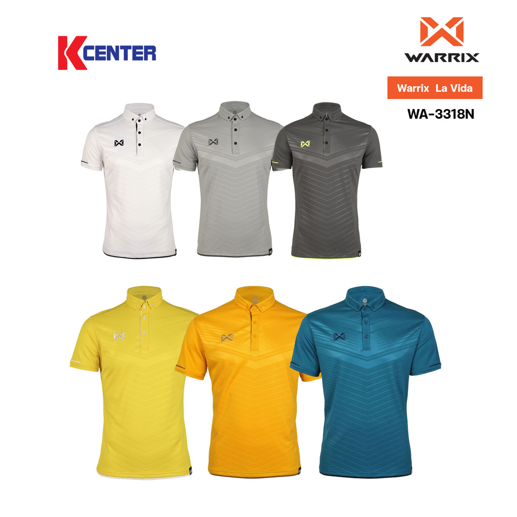 Warrix เสื้อโปโล Unisex รุ่น La Vida (WA-3318N)