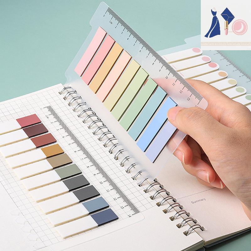 bbnzbaodann ป้ายอุปกรณ์สํานักงานบุ๊คมาร์ค Paster สติกเกอร์ Sticky Notes Index Flags Memo Pad VN