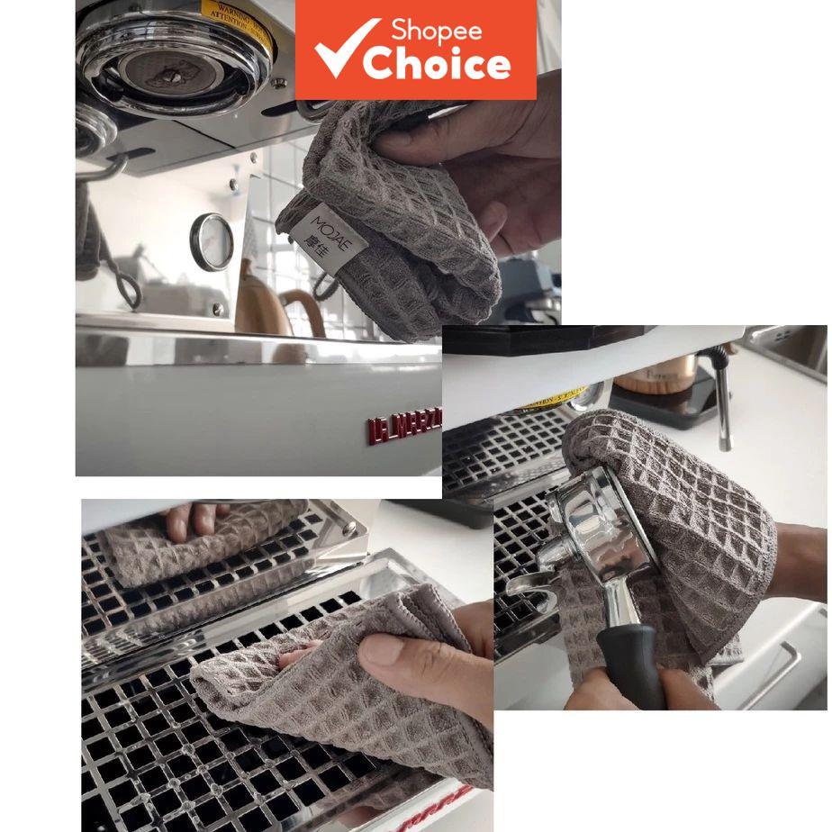 เครื่องชงกาแฟ Cafe Bar Counter Barista ผ้าขนหนูไมโครไฟเบอร์ Soft Super Absorbent เครื่องมือทําความสะ