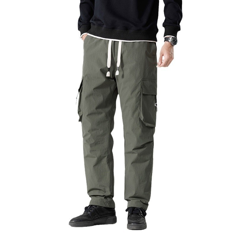 Overalls Down Jacket ผู้ชายกางเกงหนา