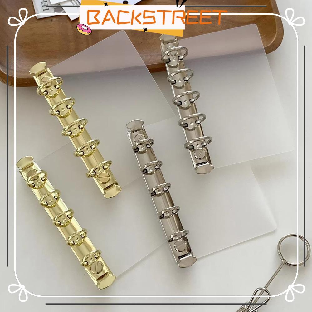 BACKSTAGE Loose Leaf Side Insert Board Pad, M5 A7 DIY Partition Inner Page Storage Clip, Handmade Cl