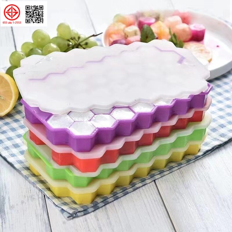 ✨สินค้าใหม่✨แม่พิมพ์พุดดิ้งน้ำแข็งจากซิลิโคนก้อนเยลลี่เครื่องครัวคุณภาพดีราคาถูก ทนทาน และทำความ