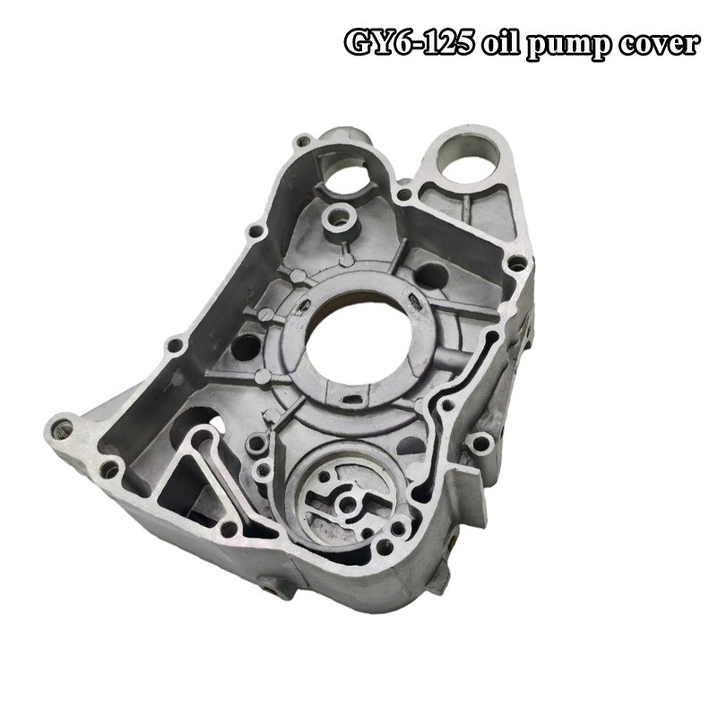 รถจักรยานยนต์ GY6 125cc 150cc ด้านขวาฝาครอบ Crankcase เครื่องยนต์อัตโนมัติปั๊มน้ํามัน Universal รถจั