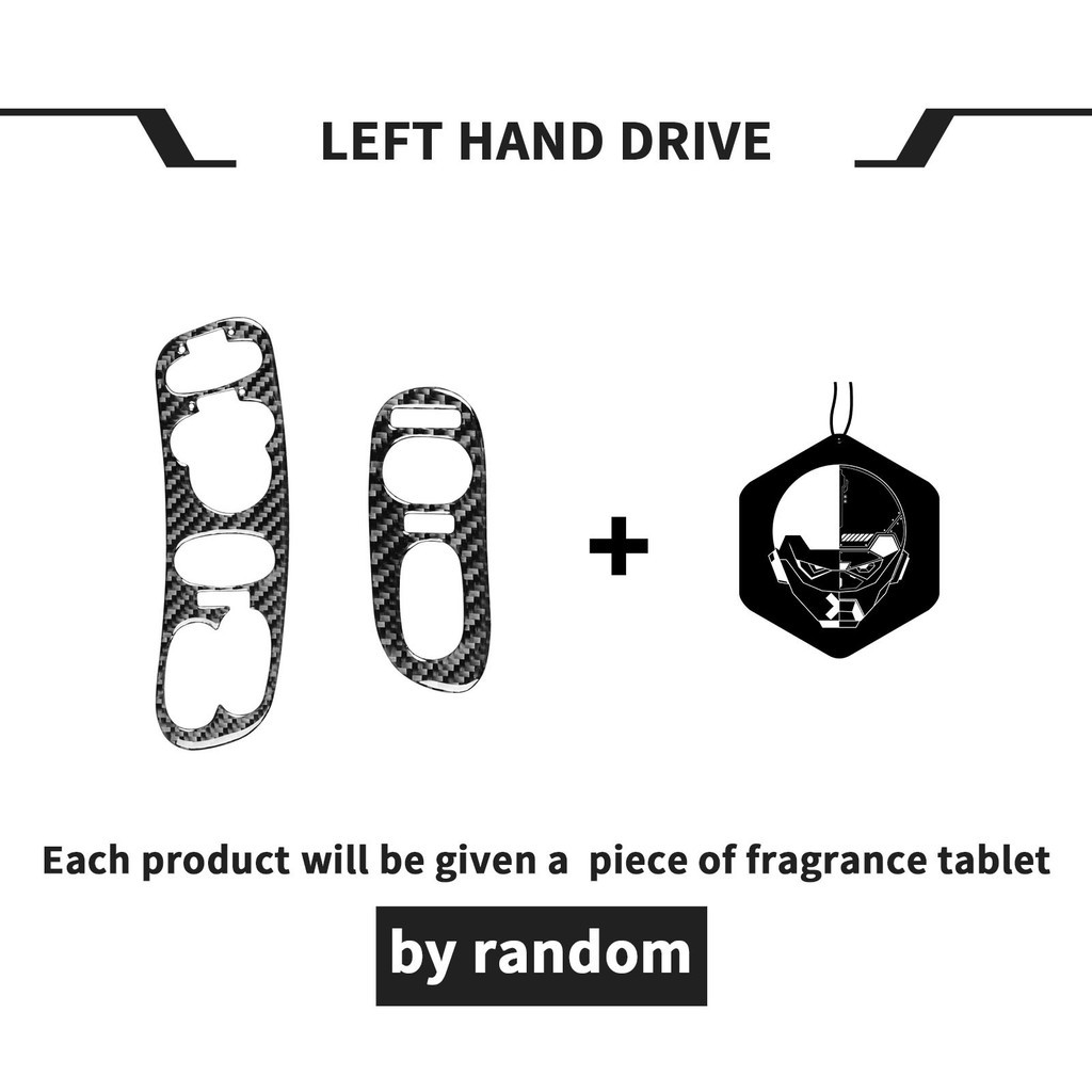 เหมาะสําหรับ Corvette Corvette C5 98-04 คาร์บอนไฟเบอร์หน้าต่างลิฟท์ภายในรถการปรับเปลี่ยนอุปกรณ์เสริม