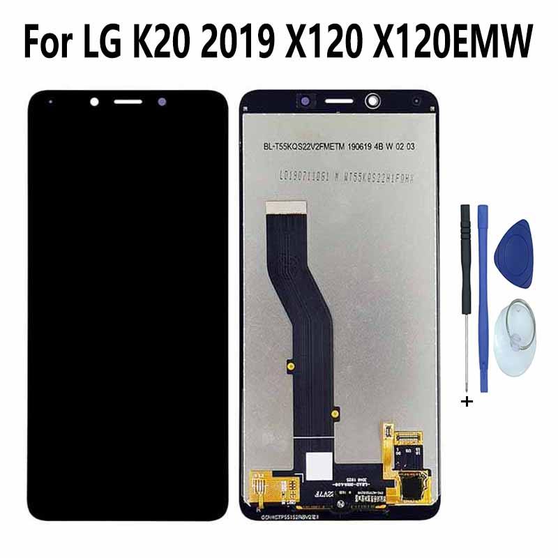 สําหรับ LG K20 2019 X120 X120EMW X120WM X120BMW X120HN X120HM จอแสดงผล LCD Touch Screen Digitizer As