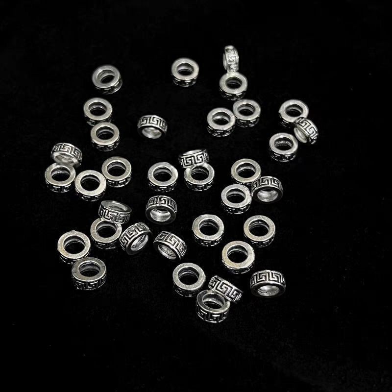 ทิเบตเงินลูกปัด spacer diy handmade ลูกปัดทิเบตเงิน spacer spacer diy handmade ลูกปัดสร้อยข้อมือสร้อ