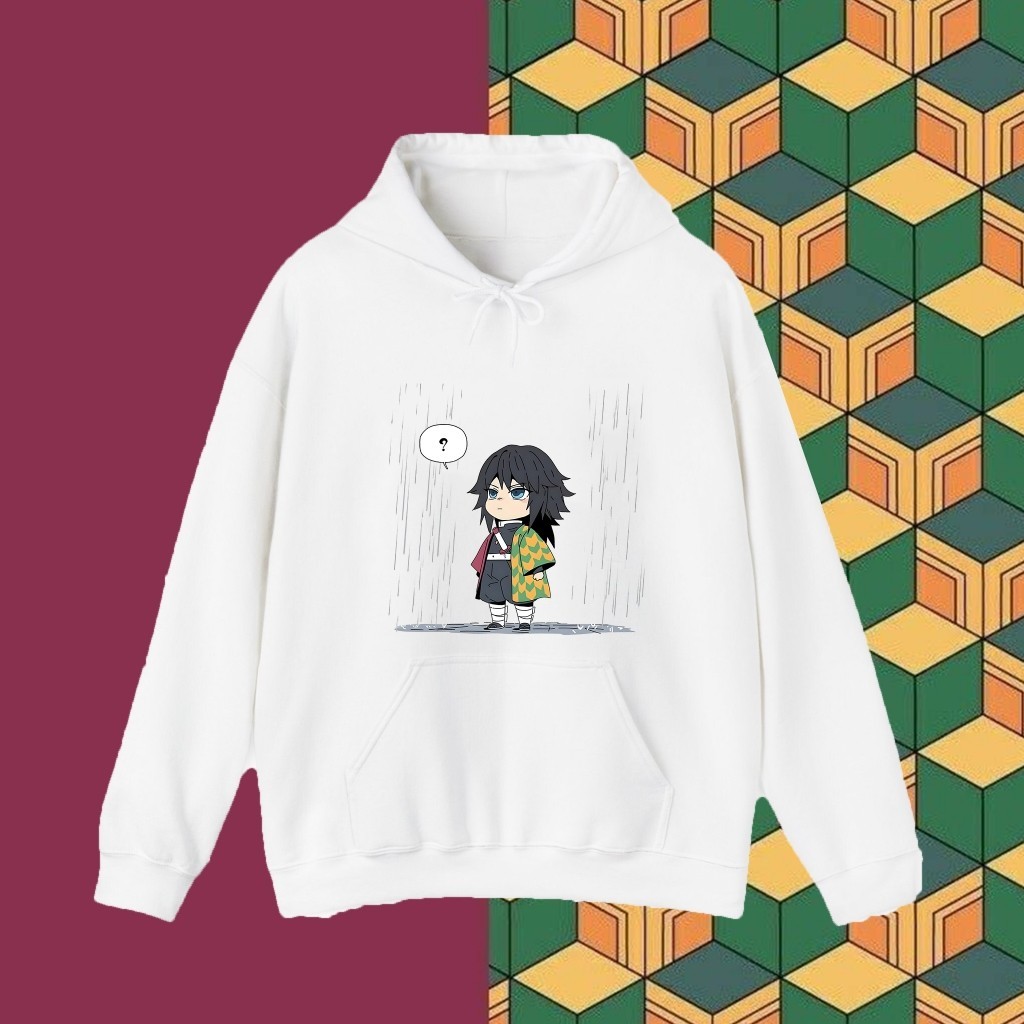 Demon Slayer Tomioka Giyuu Anime Character Hoodie ผู้ใหญ่ Cotton เสื้อฮู้ด M-3XL Q version print Tom