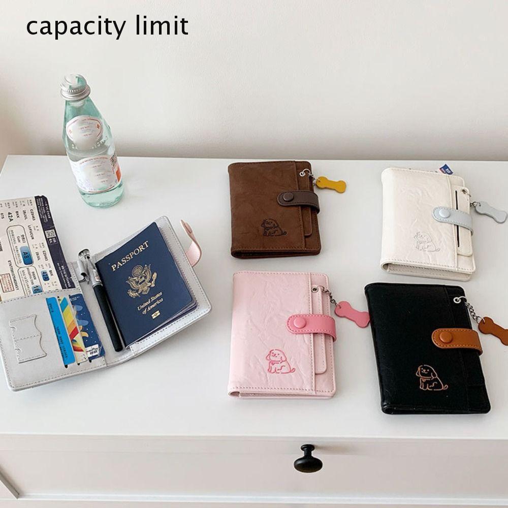 COZY PU Passport Bag, Card Holder Wallet, Creative Card Case Multifunctional Passport Cover Passport