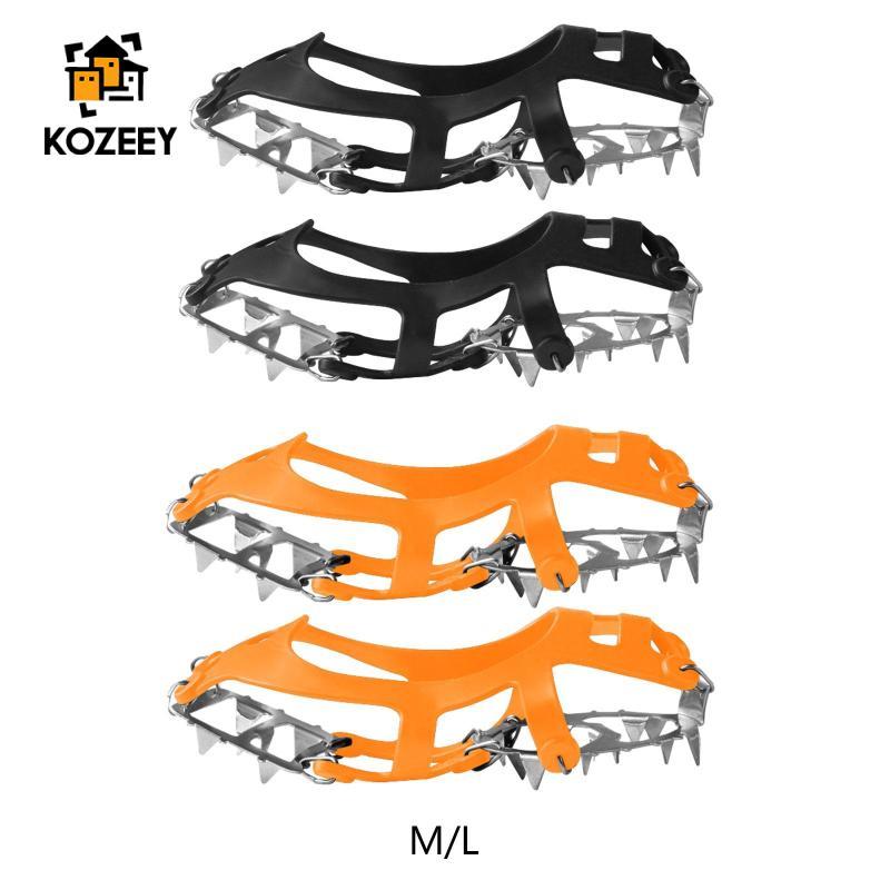 [KOZEEY] รองเท้า Spike พกพาสะดวก เพิ่มการยึดเกาะ เหมาะสำหรับทำกิจกรรมกลางแจ้งและฤดูหนาว