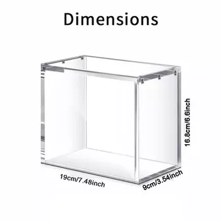 1PC Acrylic Magnetic Case For ETB /English Booster/Japanese Small Booster/Japanese Booster 5mm Thick Protector Stackable