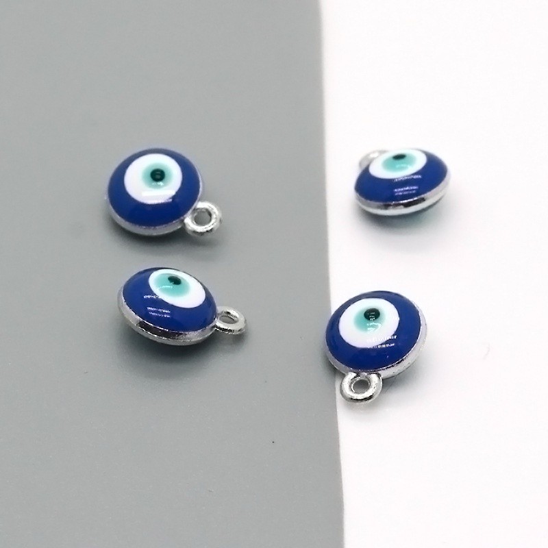 ลูกปัดตาแม่มด สำหรับทำเครื่องประดับ DIY พร้อมต่างหู สร้อยคอ และสร้อยข้อมือ 4 ชิ้น B0001