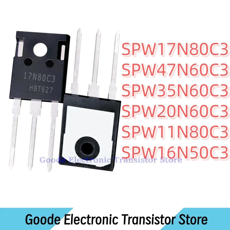 10 ชิ้น 17N80C3 SPW17N80C3 47N60C3 SPW47N60C3 35N60C3 SPW35N60C3 20N60C3 SPW20N60C3 SPW20N60C3 SPW20