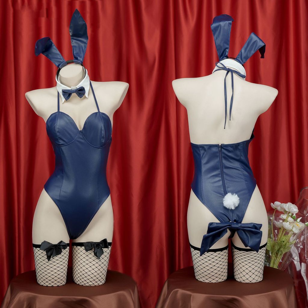 [COSPLAY อะนิเมะ] บทบาท Asuka Bunny Girl แบบสองมิติ ทำจากวัสดุ matte สำหรับคอสเพลย์.Azure File C1012