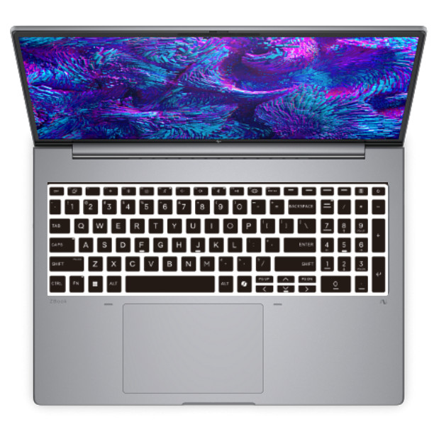 ซิลิโคนแป้นพิมพ์แล็ปท็อปสําหรับ HP ZBook 8 G1i 16 นิ้ว 2025 ProBook 460 G11 / EliteBook 6 G1i/ Elite