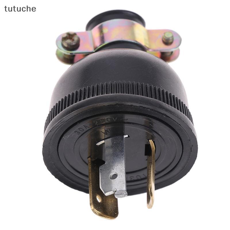 Tutu 2.5KW ปลั๊กเครื่องกําเนิดไฟฟ้าปลั๊กป้องกันการหลวม 168f/170f ปลั๊กสามขั้ว GX160 VN