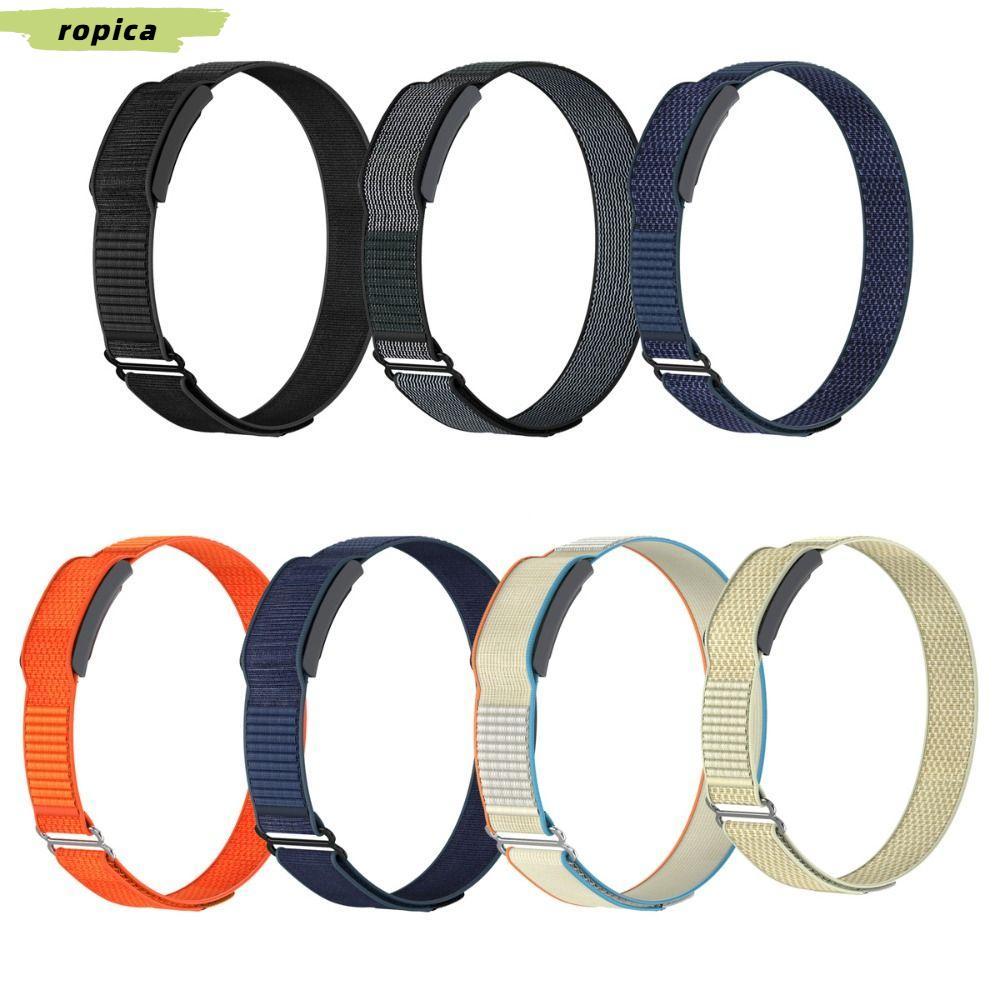 ROPICA Fitness Tracker Arm Band, ไนลอนแบบปรับได้กีฬา Band Bicep Band, Loop Design Breathable สายรัดส