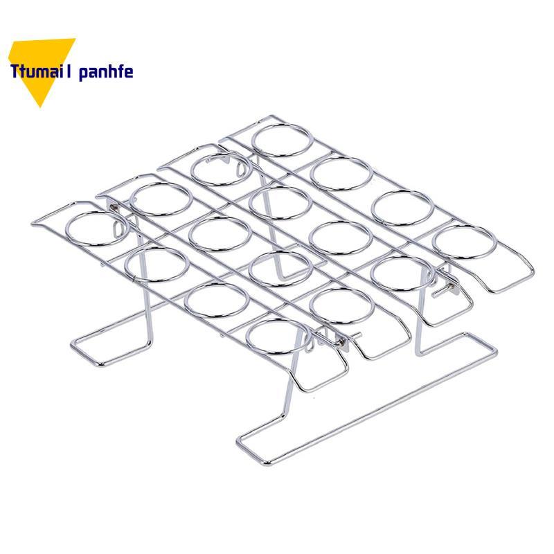 Cupcake Cone Baking Rack 16 Cavity Ice Cream Cone Holder Stand Metal Waffle Cones Holder