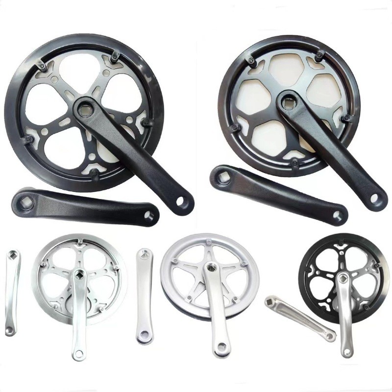 จักรยานพับได้ล้อขนาดเล็กจักรยานอลูมิเนียม Crankset 48T 52T Crankset 6 7 8-Speed Single-Speed จักรยาน