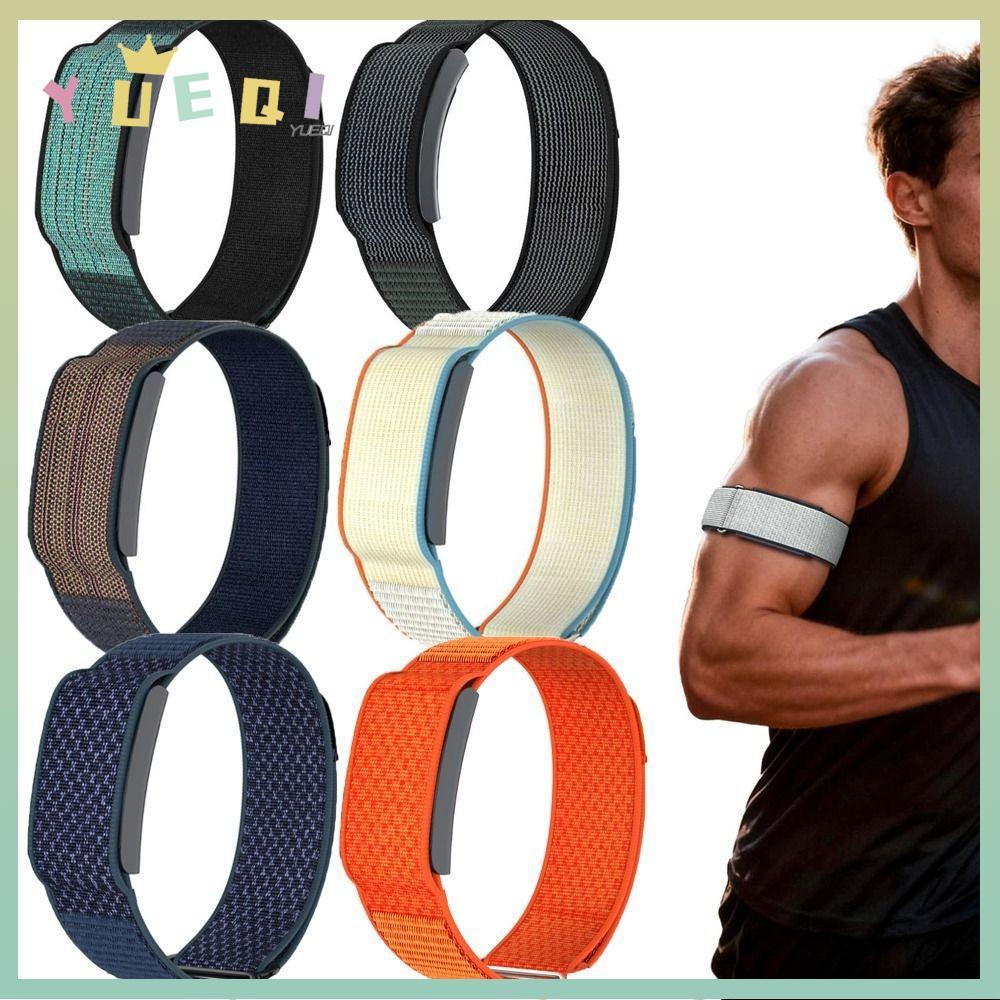 YUEQI Sport Band, Loop Design Adjustable Fitness Tracker Strap, Breathable 22mm Nylon Bicep Band สํา