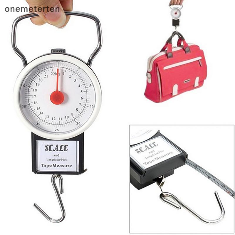 Rten Portable Mini Dial กระเป๋าเดินทาง Scale Multi-Function Hanging Scale Kitchen Scale N