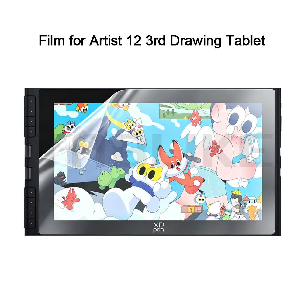 ฟิล์มกันรอยกระดาษเหมือนเข้ากันได้กับแท็บเล็ตกราฟิก xp-pen Artist 12 แท็บเล็ตวาดภาพ 3 ฟิล์ม Matte/ HD