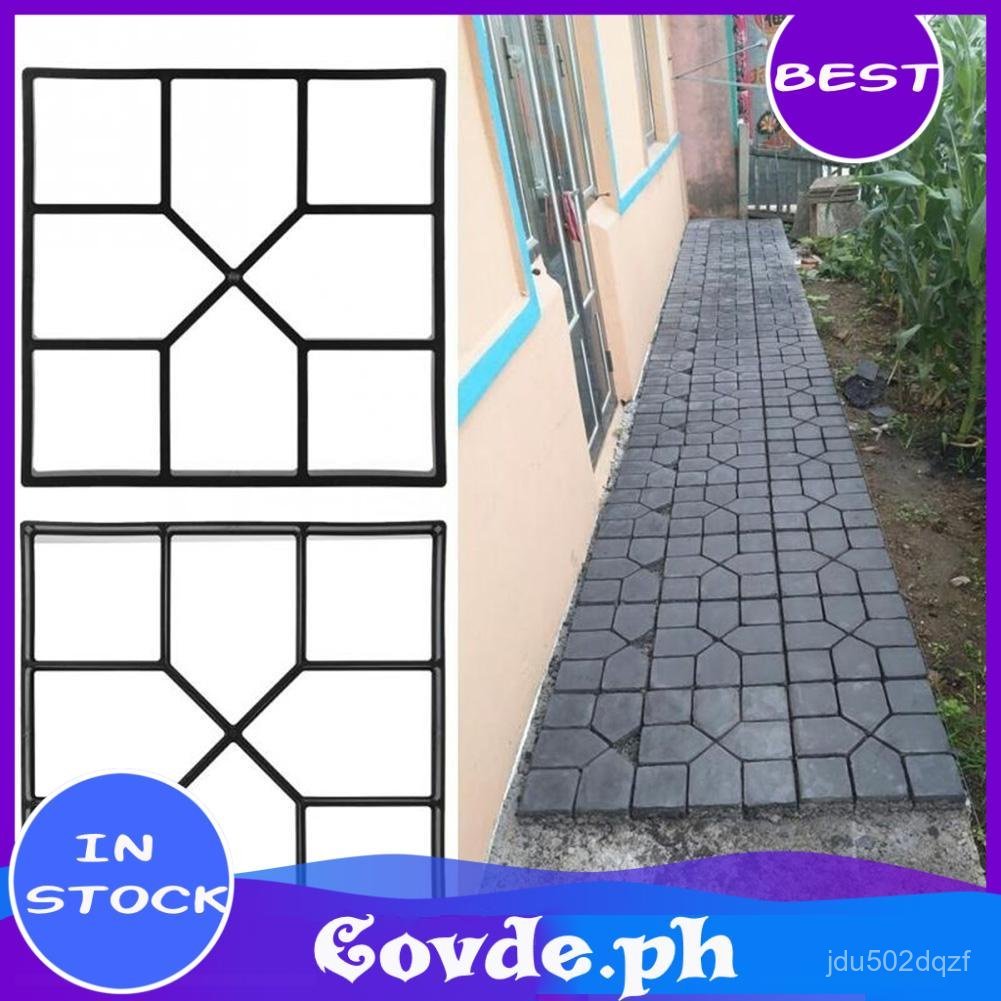 Garden Path Maker Mold DIY Paving Cement Brick Stone Road Concrete Mould Garden Accessories