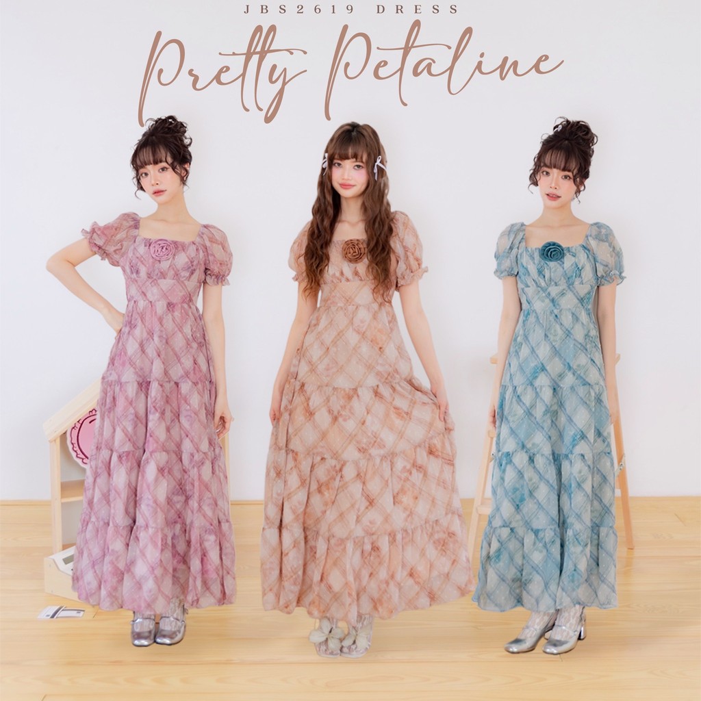 #JBS2619 Pretty Petaline Dress Joobs studio