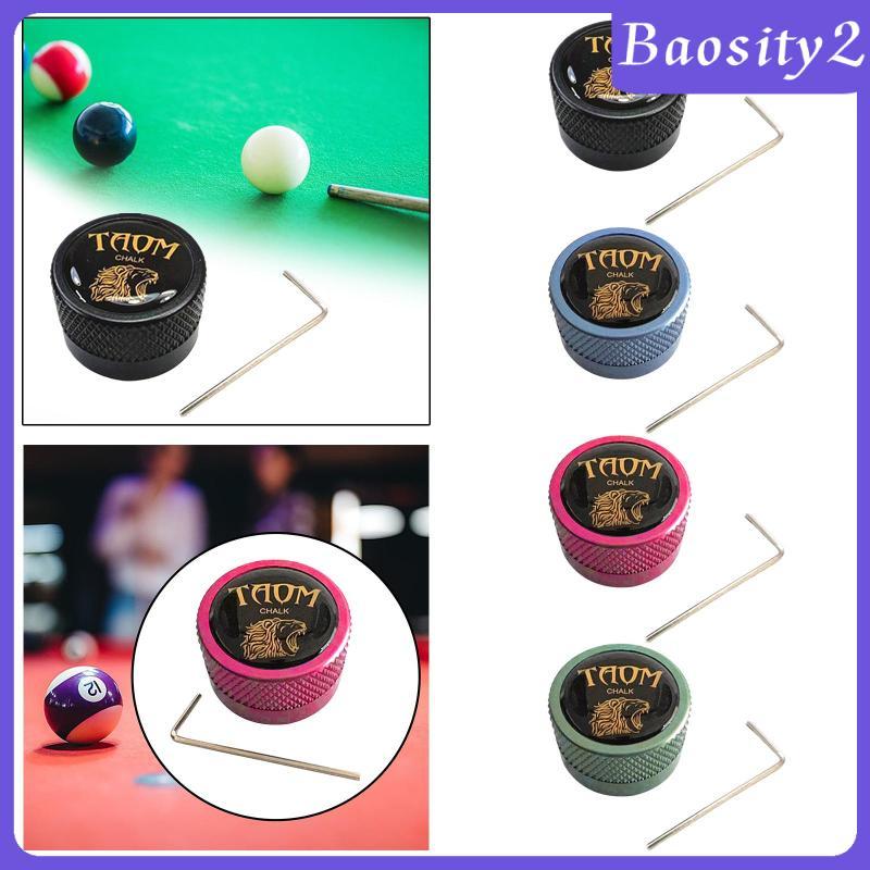 [Baosity2] Pool Cue Chalk Holder Billiard Cue Snooker Accessory Mini Chalk Case Pool