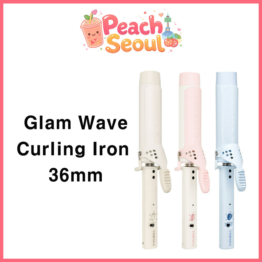 [VODANA] Glam Wave Curling Iron 36mm | Korean Hair Curler for Natural Loose Waves | Ceramic Barrel H