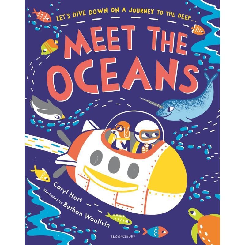 Caryl Hart พบกับมหาสมุทร พบกับ Oceans หนังสือภาพเด็ก Oceans สารานุกรมสัตว์ ภาษาอังกฤษ
