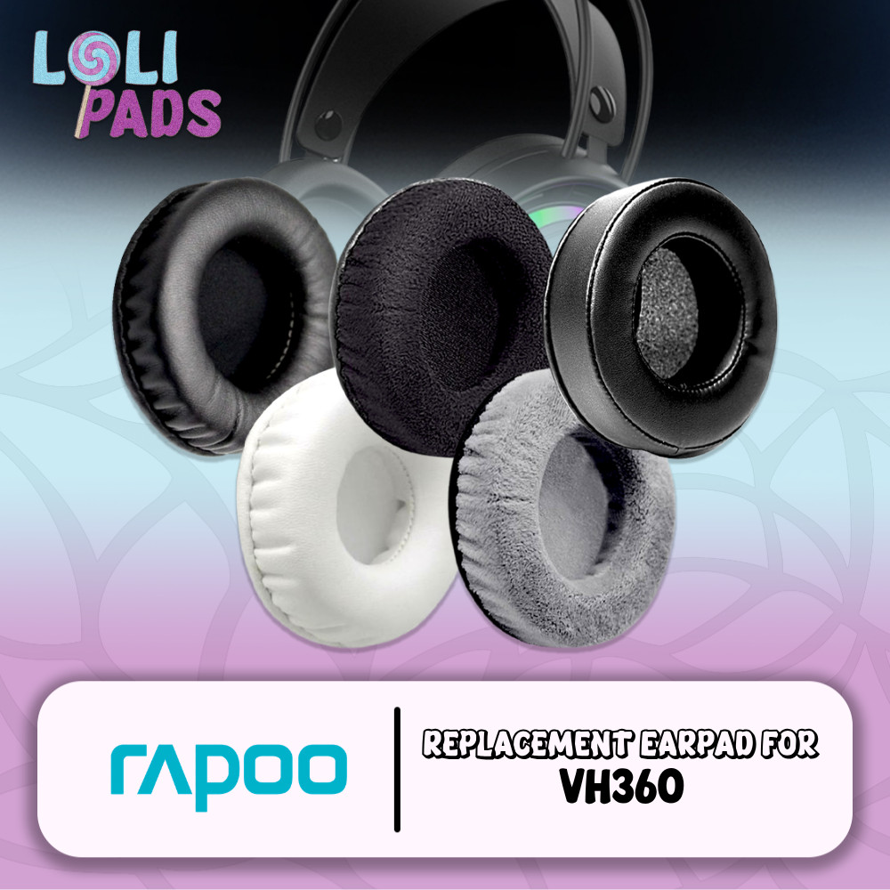 แผ่นรองหูฟังแผ่นรองหูฟัง Rapoo VH360 VH 360 VH-360 แผ่นโฟม