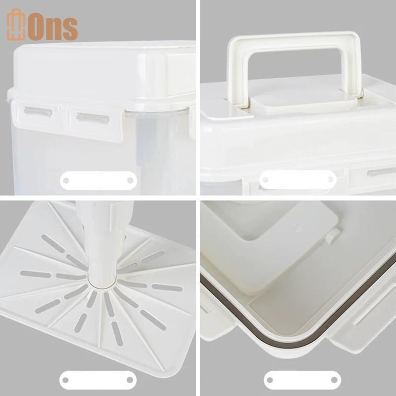 Ons 5L กิมจิกดผักดองคอนเทนเนอร์หมักสําหรับกะหล่ําปลีดอง Gherkin Storage ที่