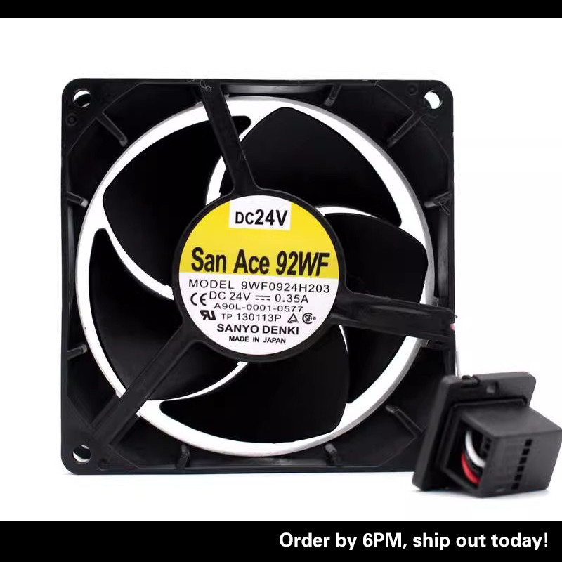 9WF0924H203/205 FACO 24V พัดลม A90L-0001-0577 กันน้ํา 3612VL-S5W-B79