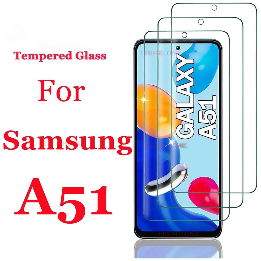 เหมาะสําหรับ Samsung Galaxy A51 ป้องกันหน้าจอ 4G 5G UW กระจกนิรภัย HD 9H อลูมิเนียมโปร่งใส Anti Scra