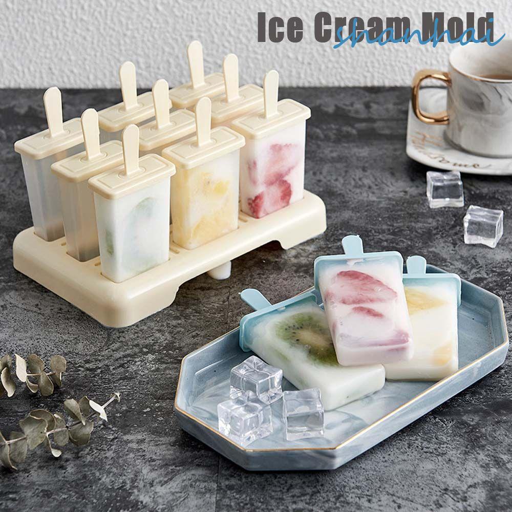 SHANHAI เครื่องทําน้ําแข็ง Party Kids 3D Baby 4/9 Grids Freeze Ice Stick