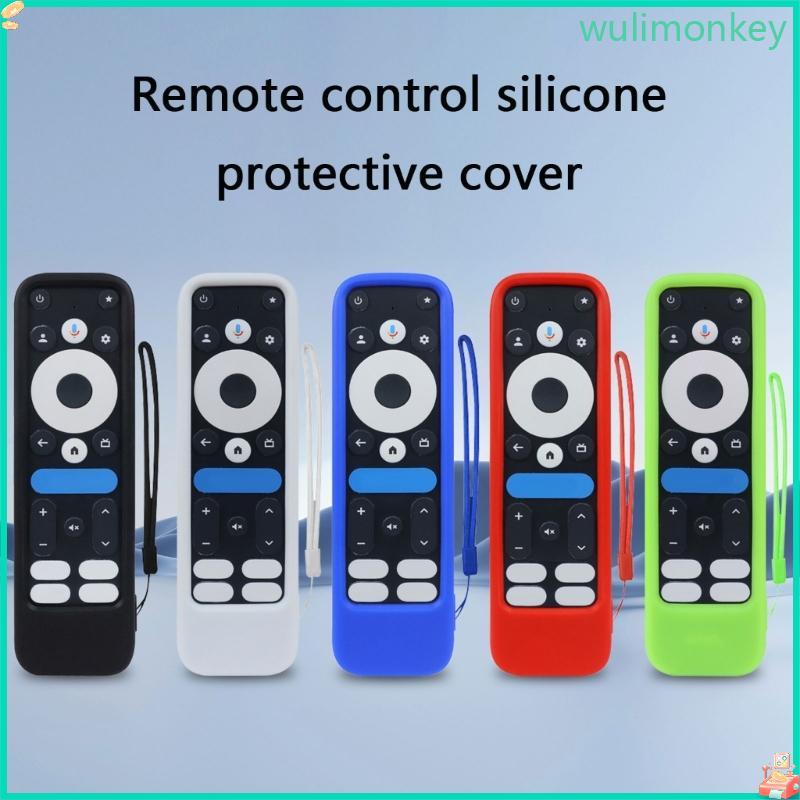 การ์ดซิลิโคน WU สําหรับ ONN TV 4K Remote กันกระแทกและบํารุงรักษาง่ายในช่วงสี