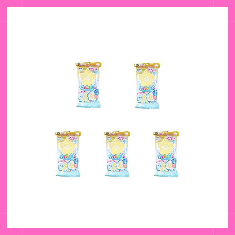Manaburo 【Bulk Purchase ×5 Set】 Learn in the Bath - Manaburo Bath Bubbles - Bath Bubble Star - Soap 