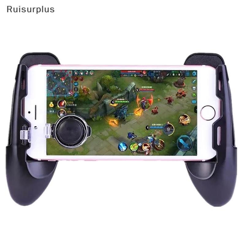 [Rui-t] 3 In 1 อุปกรณ์โทรศัพท์มือถือคอนโทรลเลอร์สําหรับเกม PUBG Gamepad Joysti สําหรับ IOS Android 4