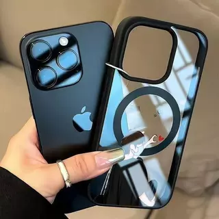 เคสแม็ก iPhone 17 16 15 14 13 12 11 Pro Max Plus ลายคู่รักน่ารัก ชายหญิง ขอบซิลิโคนนุ่มกันกระแทก ดีไซน์น่ารักสุดคิ๊วท