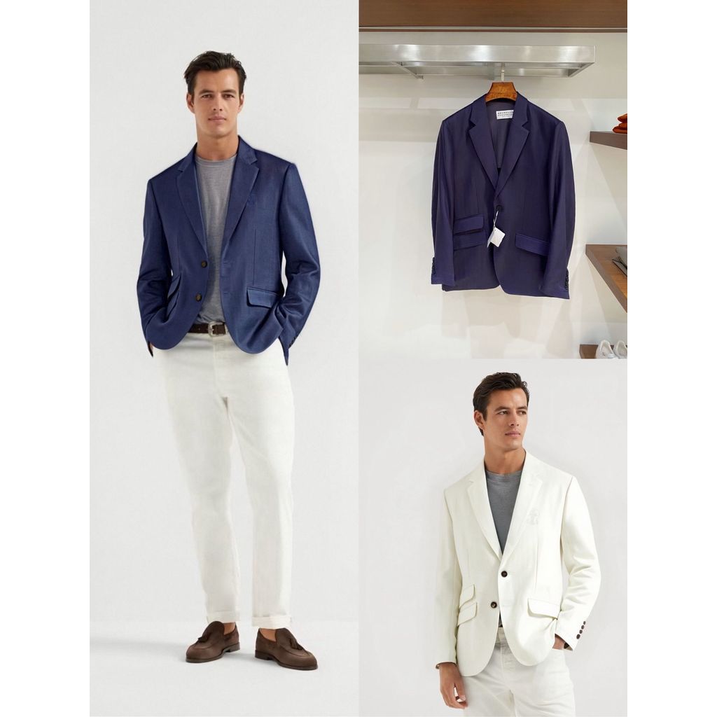 JEVO Old Money BC New autumn men's business old money style notched lapel button casual versatile lo