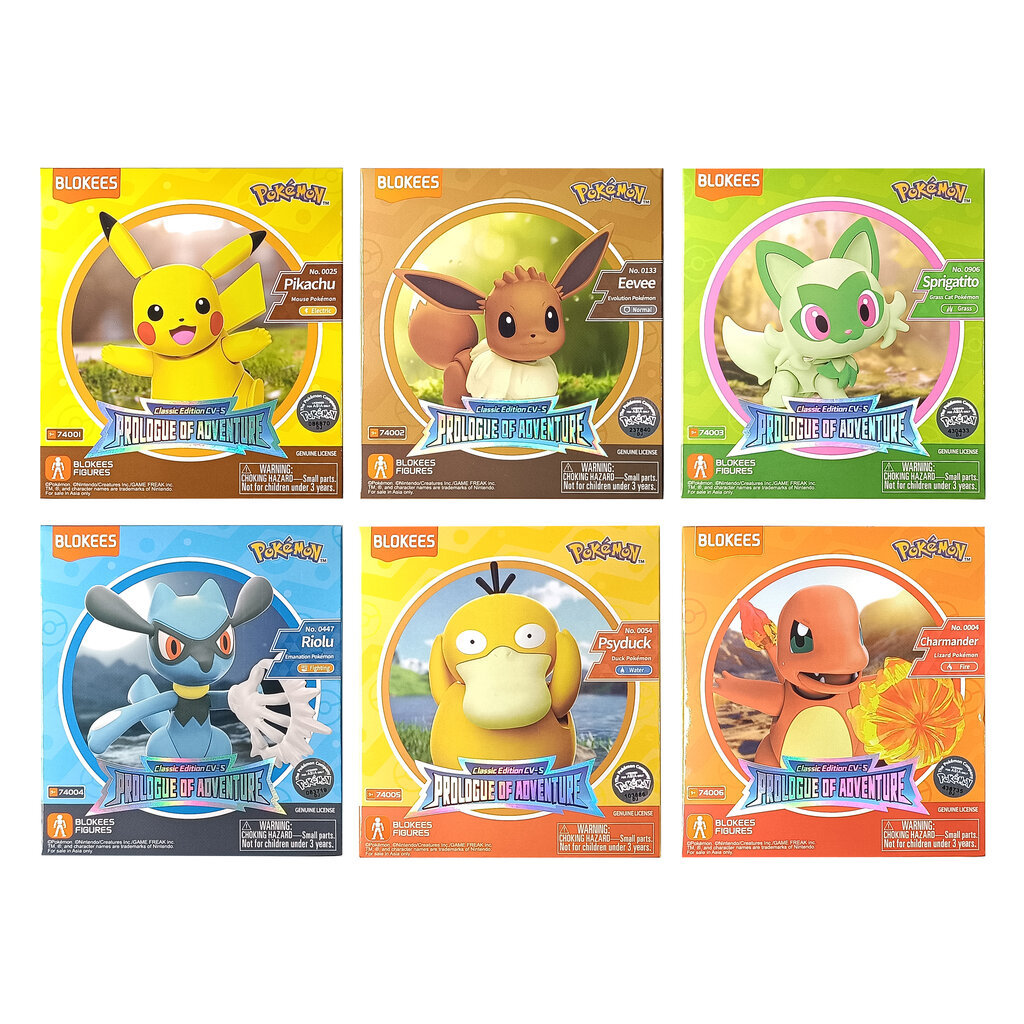 Block BLOKEES Pokemon Classic Edition CV-S Prologue of Adventure Nintendo Set ชุดตัวต่อโปเกมอนบล็อกคีส์ ประกอบง่าย